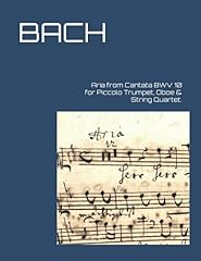 Aria cantata bwv for sale  Delivered anywhere in UK