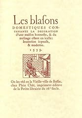 Blasons domestiques d'occasion  Livré partout en France