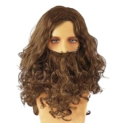 Eupsiiu parrucca barba usato  Spedito ovunque in Italia 