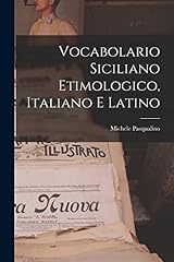 Vocabolario siciliano etimolog usato  Spedito ovunque in Italia 