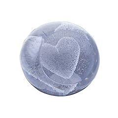 Silver heart paperweight for sale  Delivered anywhere in UK