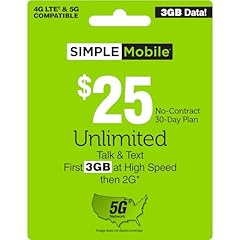 Simple mobile unlimited for sale  Delivered anywhere in USA 