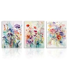 Pcs watercolor wildflower for sale  Delivered anywhere in USA 