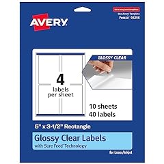 Avery glossy clear for sale  Delivered anywhere in USA 