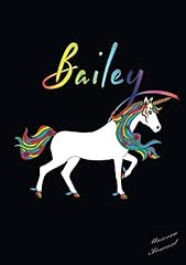 Bailey unicorn journal for sale  Delivered anywhere in UK