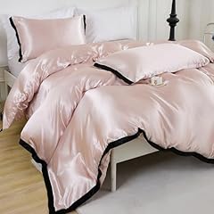 Pink satin duvet for sale  Delivered anywhere in USA 