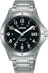 Lorus mens titanium for sale  Delivered anywhere in Ireland