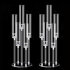 2pcs acrylic candelabra for sale  Delivered anywhere in USA 