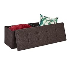 Relaxdays contenitore pouf usato  Spedito ovunque in Italia 