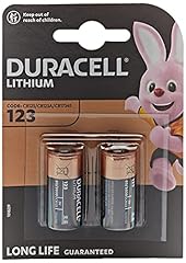 Duracell cr123 batteria usato  Spedito ovunque in Italia 