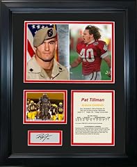 Framed pat tillman for sale  Delivered anywhere in USA 