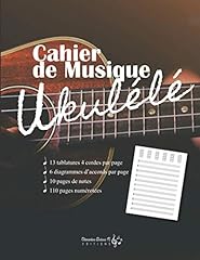 Cahier musique ukulélé d'occasion  Livré partout en France