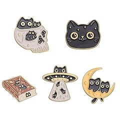 5pcs cat enamel for sale  Delivered anywhere in UK