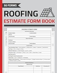 Roofing estimate form for sale  Delivered anywhere in USA 