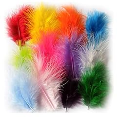 Marabou feathers assorted for sale  Delivered anywhere in UK