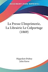Presse imprimerie librairie d'occasion  Livré partout en France