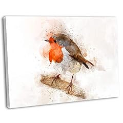 Robin watercolour style for sale  Delivered anywhere in UK