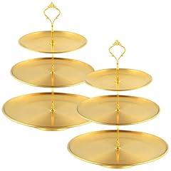 Gold cake stand for sale  Delivered anywhere in UK