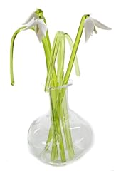 Glass snowdrop flowers for sale  Delivered anywhere in UK