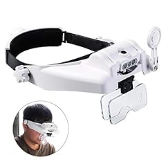 Lighted head magnifier for sale  Delivered anywhere in UK