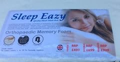 Sleep easy orthopaedic for sale  Delivered anywhere in UK