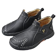 Etzrysyb mens leather for sale  Delivered anywhere in UK