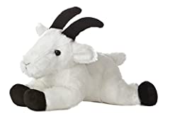 Used, AURORA, 31325, Mini Flopsie Goat, 8In, Soft Toy, White for sale  Delivered anywhere in UK
