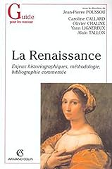 Renaissance. enjeux historiogr d'occasion  Livré partout en France