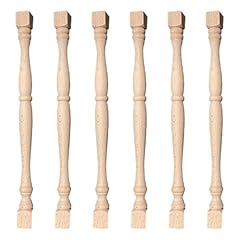 Wooden spindles 6pcs for sale  Delivered anywhere in UK