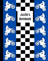 Justin notebook personalised for sale  Delivered anywhere in UK