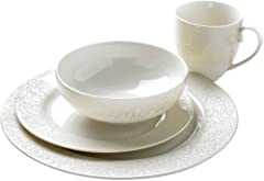 Denby Monsoon Lucille Gold 16 Piece Tableware Set for sale  Delivered anywhere in UK