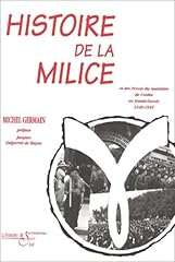 Histoire milice forces d'occasion  Livré partout en France