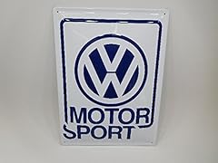 Volkswagen riginal blechschild gebraucht kaufen  Wird an jeden Ort in Deutschland
