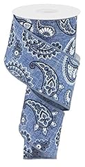 Denim wired ribbon for sale  Delivered anywhere in USA 
