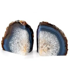 Natural agate bookends for sale  Delivered anywhere in UK