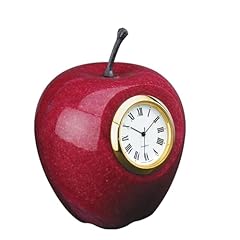 Marble apple clock for sale  Delivered anywhere in UK