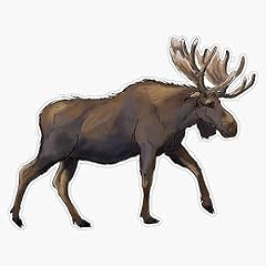 Moose sticker bumper for sale  Delivered anywhere in USA 