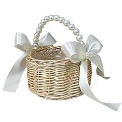 Rattan basket pearl for sale  Delivered anywhere in UK