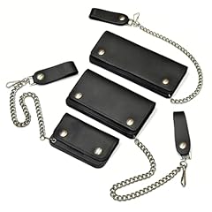 Black leather trucker for sale  Delivered anywhere in USA 