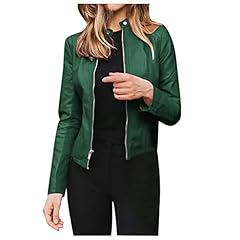 Faux leather jacket for sale  Delivered anywhere in USA 