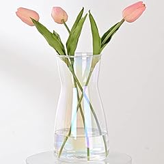 Tall iridescent glass for sale  Delivered anywhere in USA 