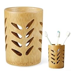 Toothbrush cup wooden for sale  Delivered anywhere in UK