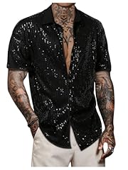 Vipwolf men sequin for sale  Delivered anywhere in USA 