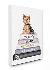 The Stupell Home Decor Collection Book Stack Yorkie for sale  Delivered anywhere in Canada