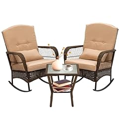 Outdoor wicker rocking for sale  Delivered anywhere in USA 