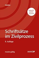 Schriftsätze zivilprozess ink gebraucht kaufen  Wird an jeden Ort in Deutschland