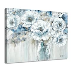 Bathroom flower canvas for sale  Delivered anywhere in USA 