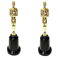 Statuette plastica dorata usato  Spedito ovunque in Italia 