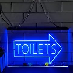 neon toilet sign for sale  Delivered anywhere in UK