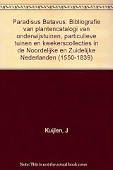 Paradisus batavus bibliografie for sale  Delivered anywhere in UK